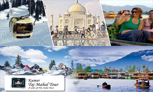 Kashmir with Taj Mahal